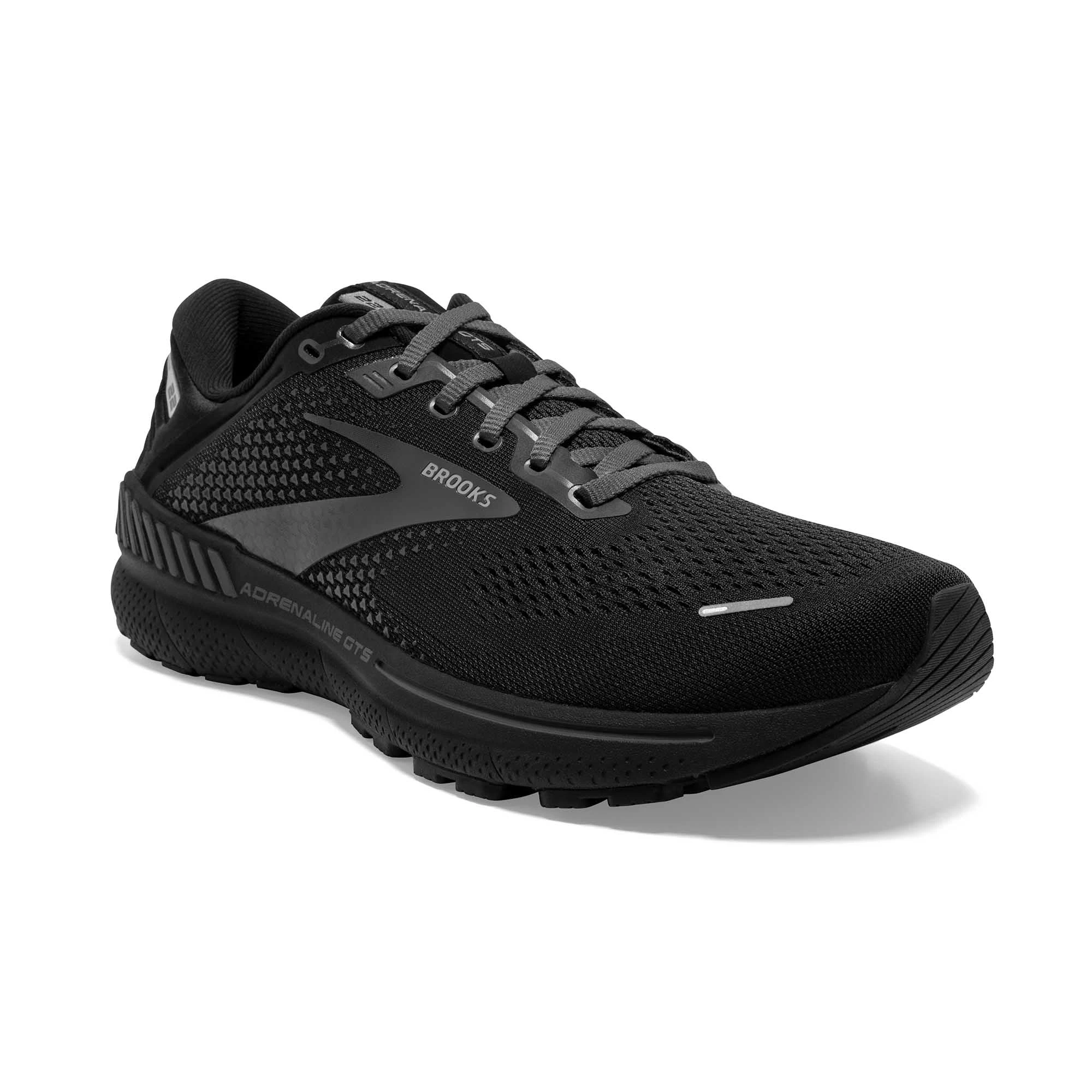 Brooks | Men's Adrenaline GTS 22 Running Shoes - All Black - Image 4
