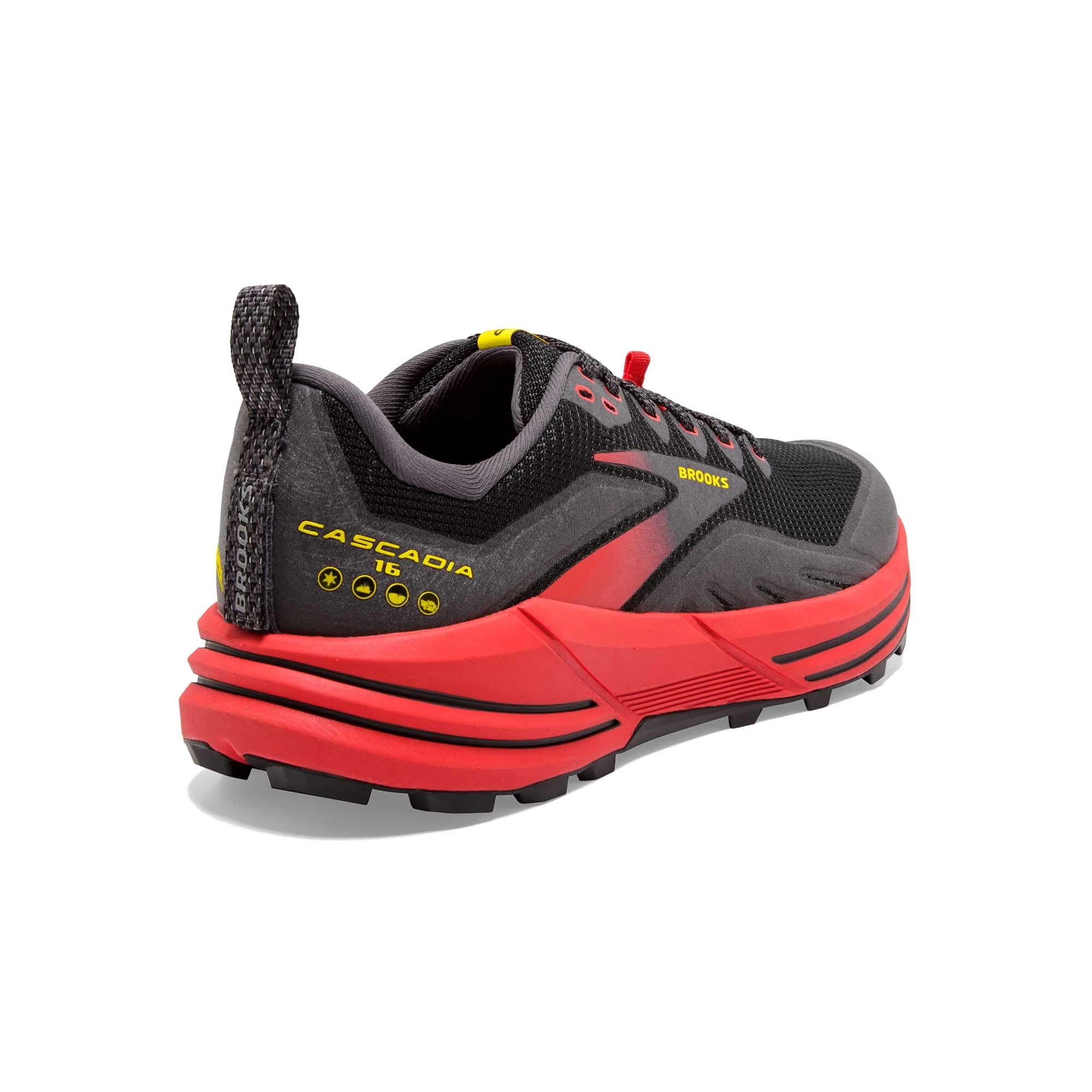 Brooks | Men's Cascadia 16 Running Shoes - Black - Image 4