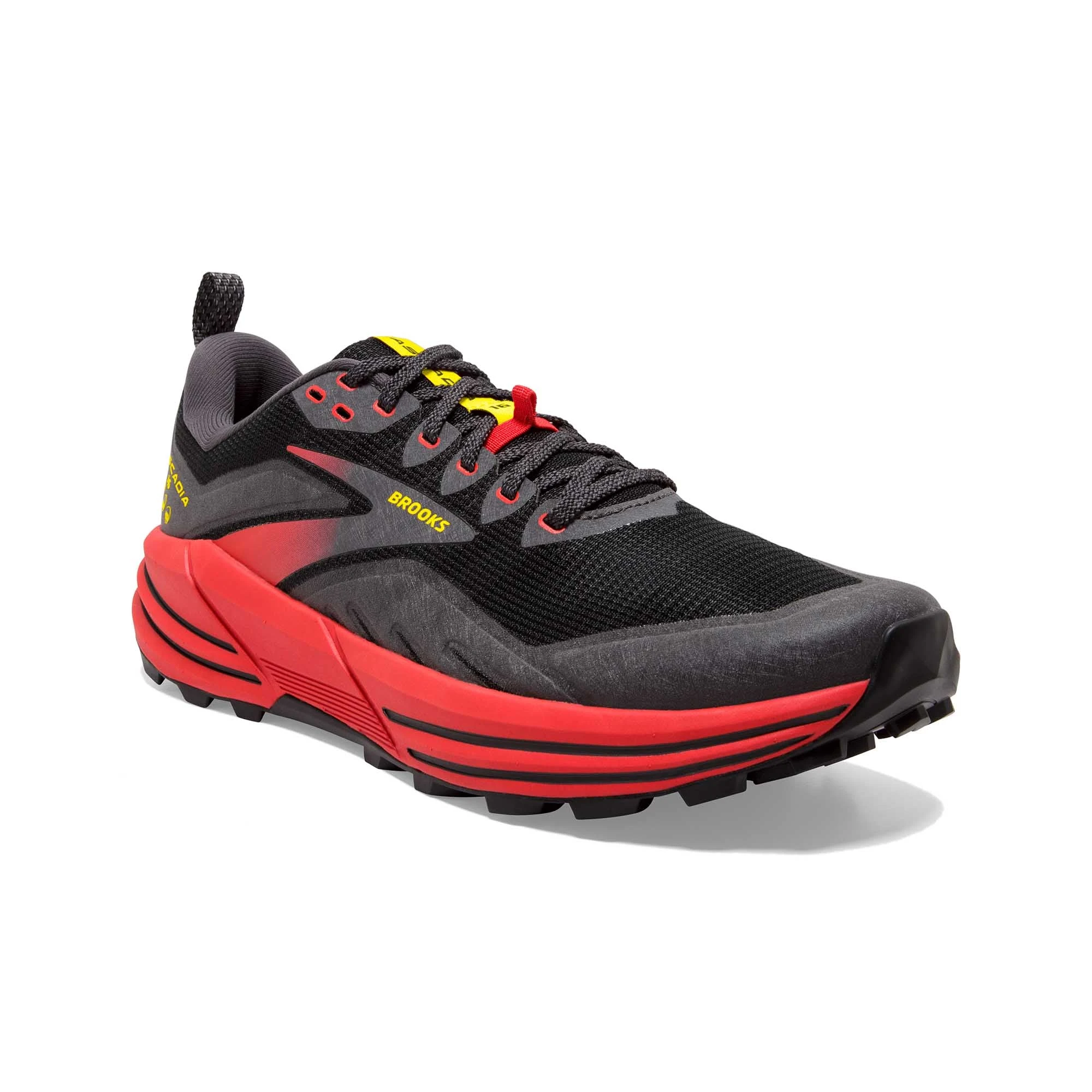 Brooks | Men's Cascadia 16 Running Shoes - Black - Image 2