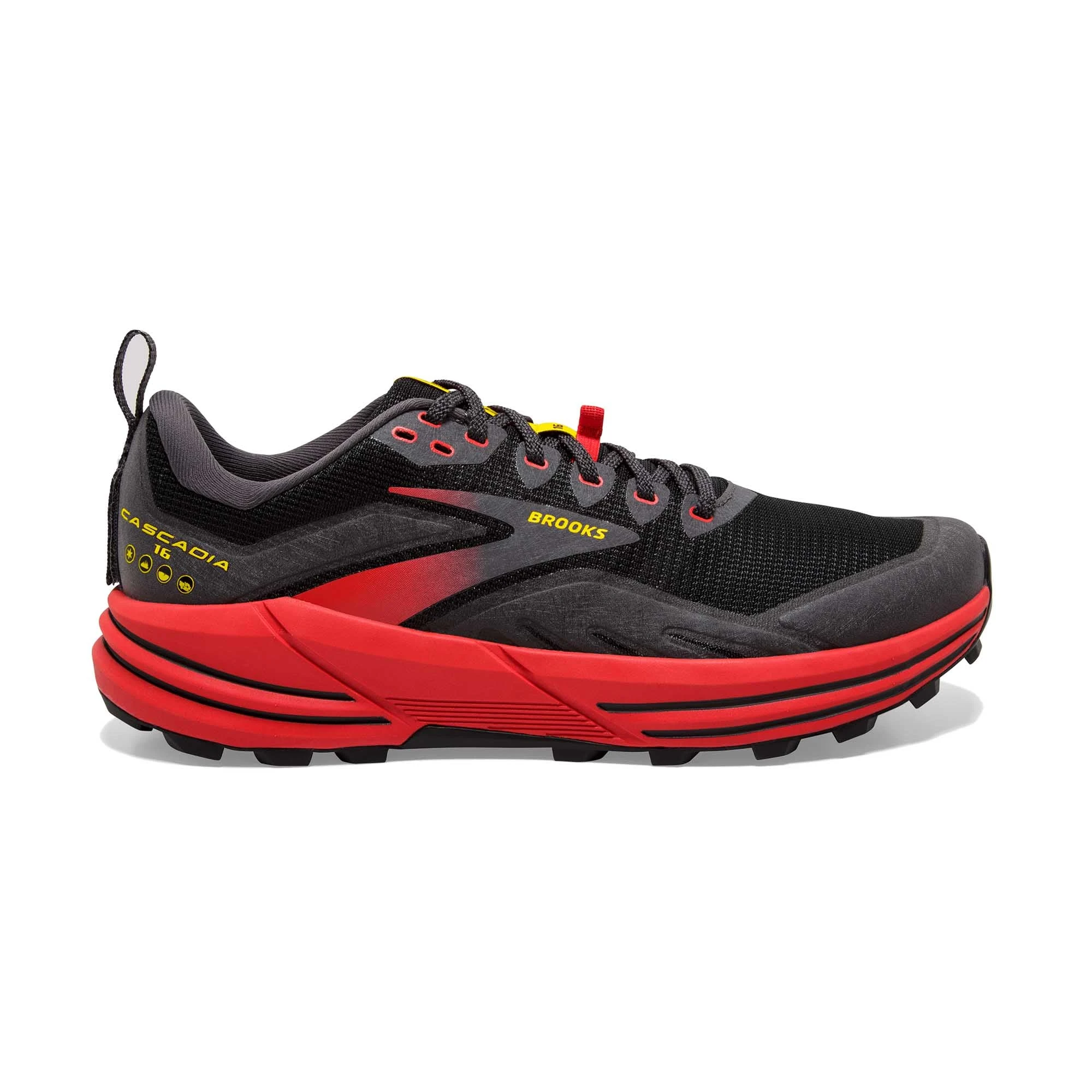 Brooks | Men's Cascadia 16 Running Shoes - Black