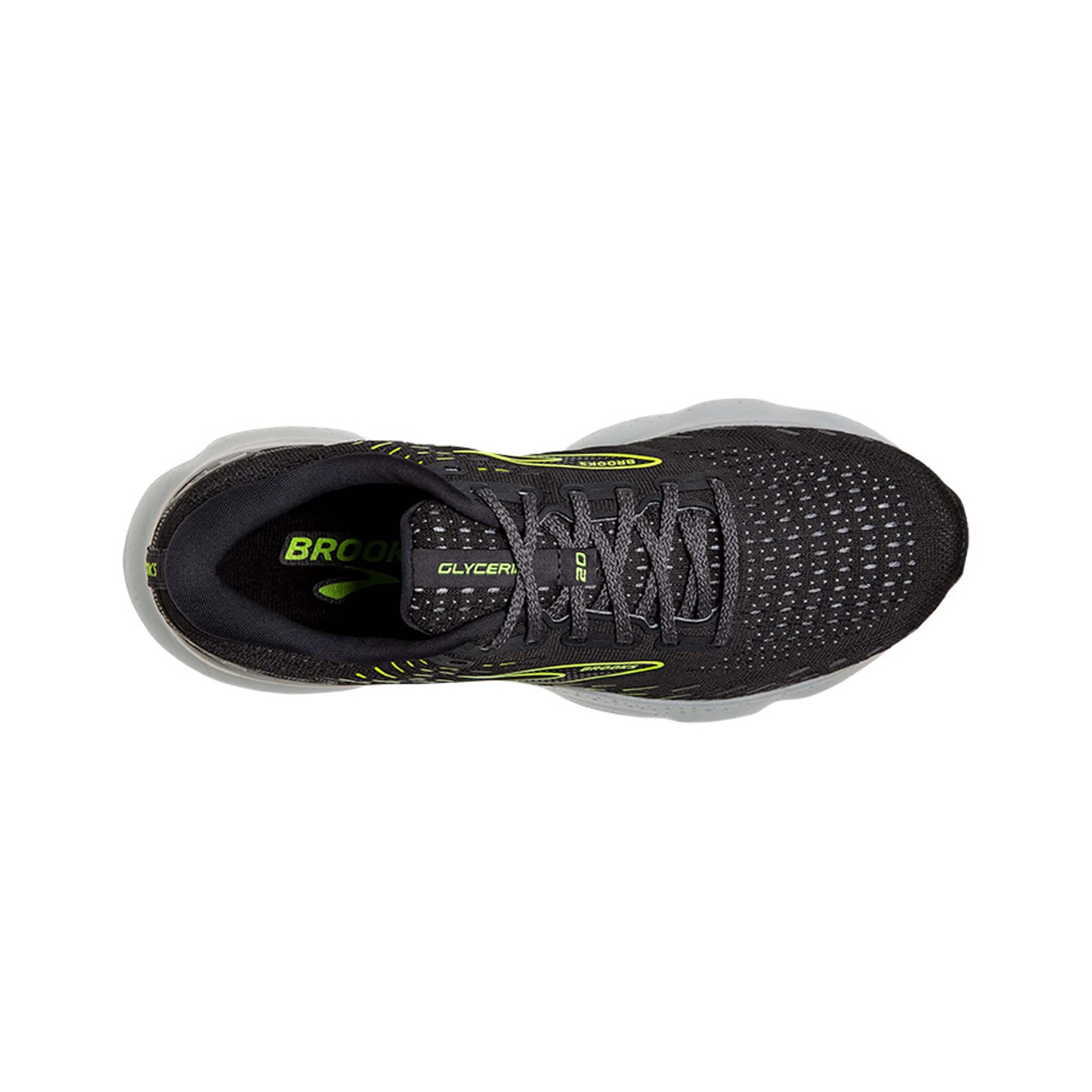 Brooks | Men's Glycerin 20 Running Shoes - Ebony - Image 5