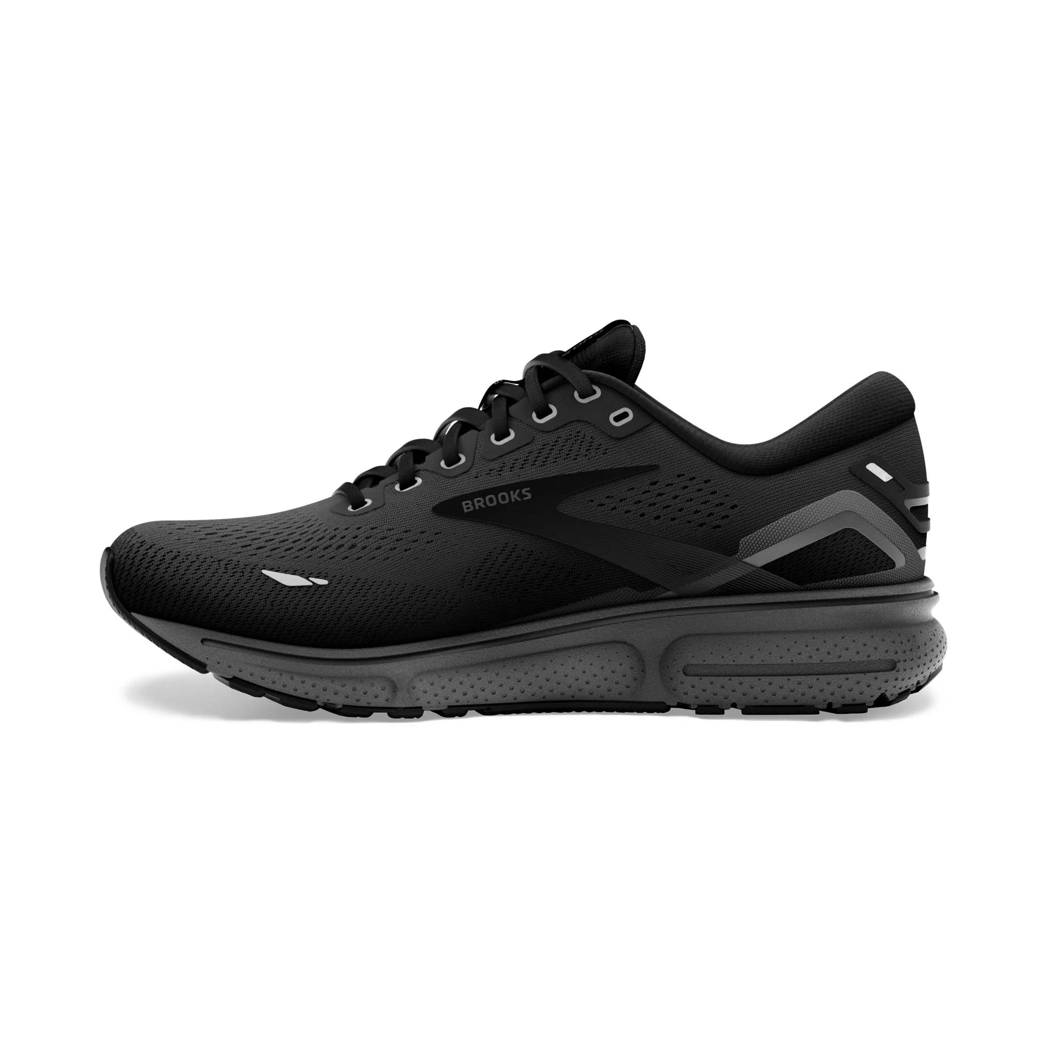 Brooks | Men's Ghost 15 Running Shoes - Black - Image 3