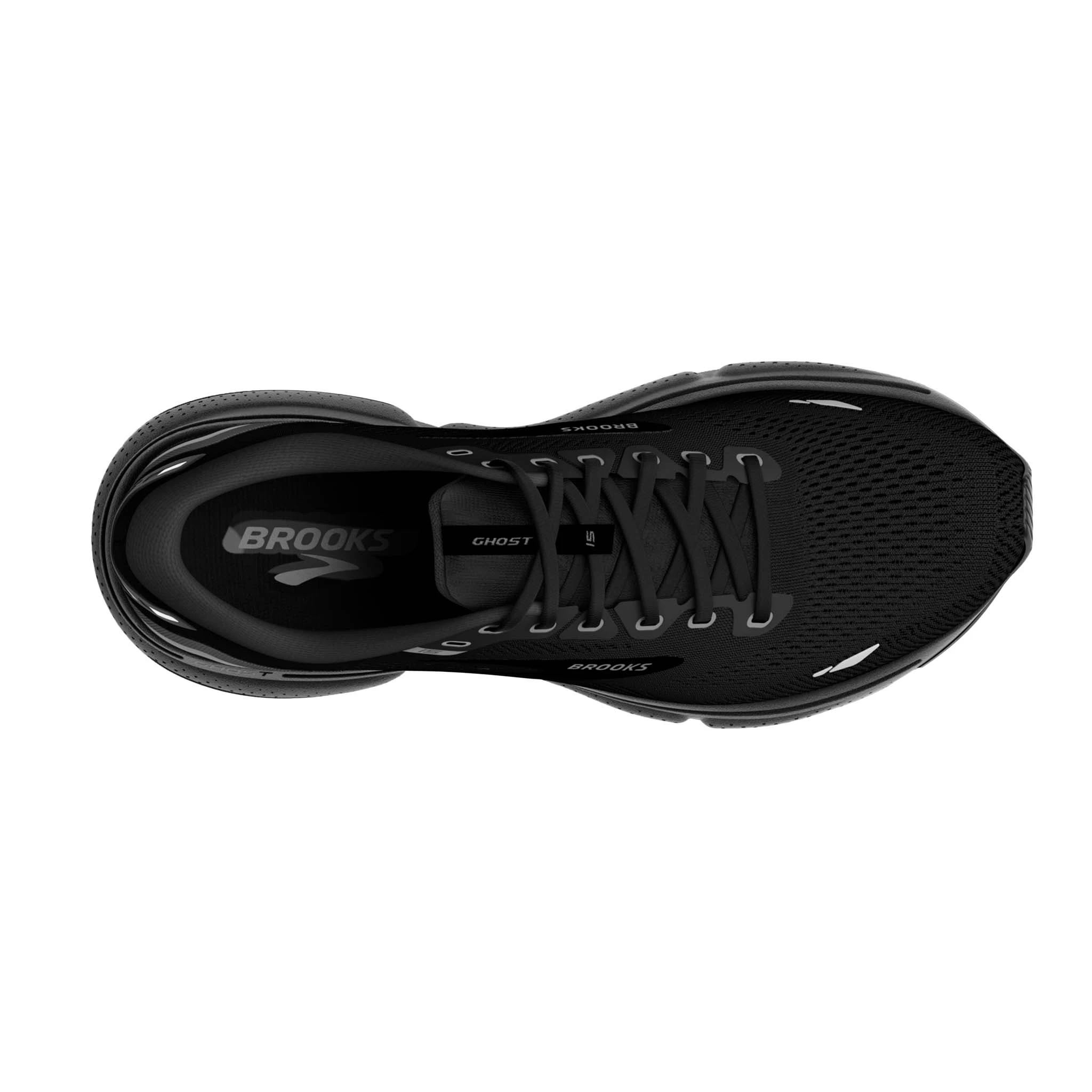 Brooks | Men's Ghost 15 Running Shoes - Black - Image 4