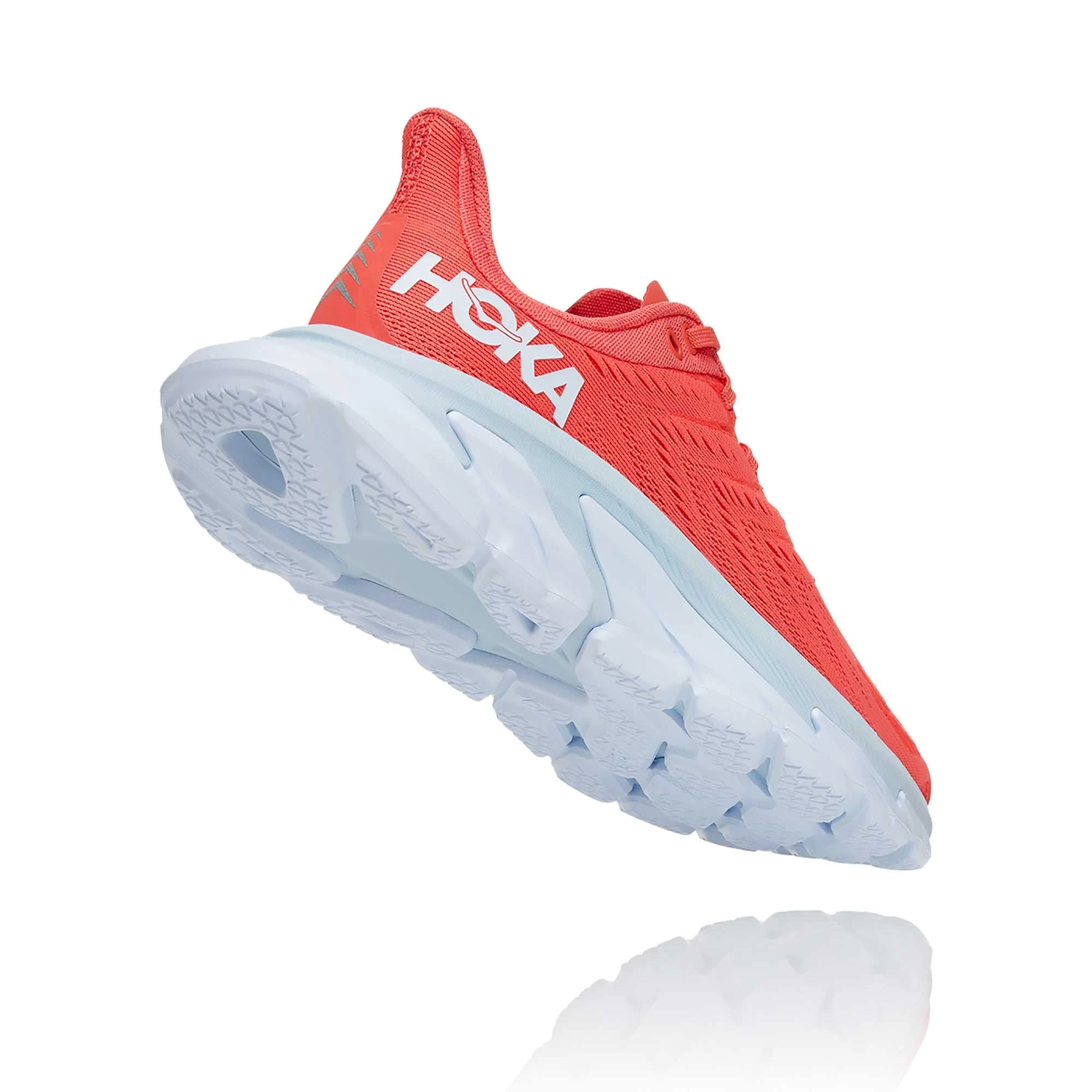 Hoka One One Hoka | Women's Clifton Edge Running Shoes - Hot Coral - Image 3