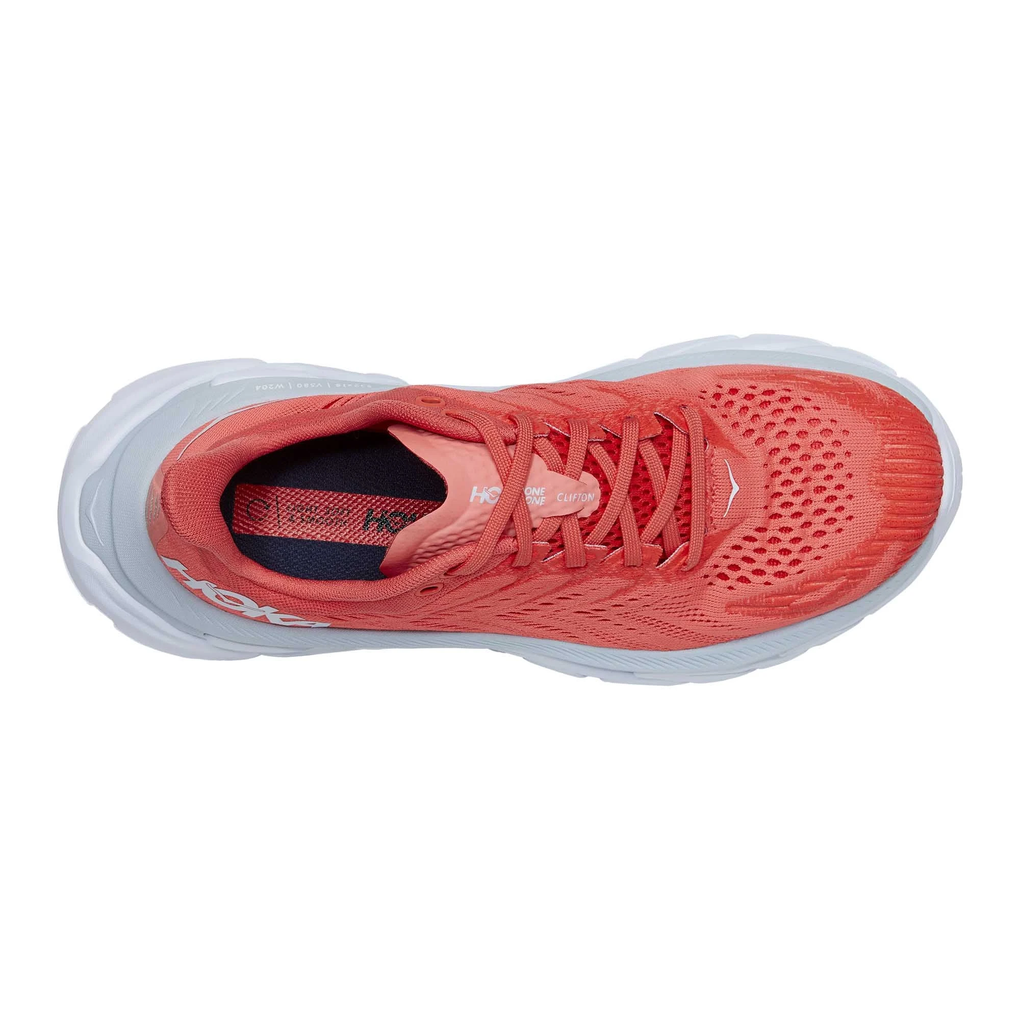 Hoka One One Hoka | Women's Clifton Edge Running Shoes - Hot Coral - Image 8