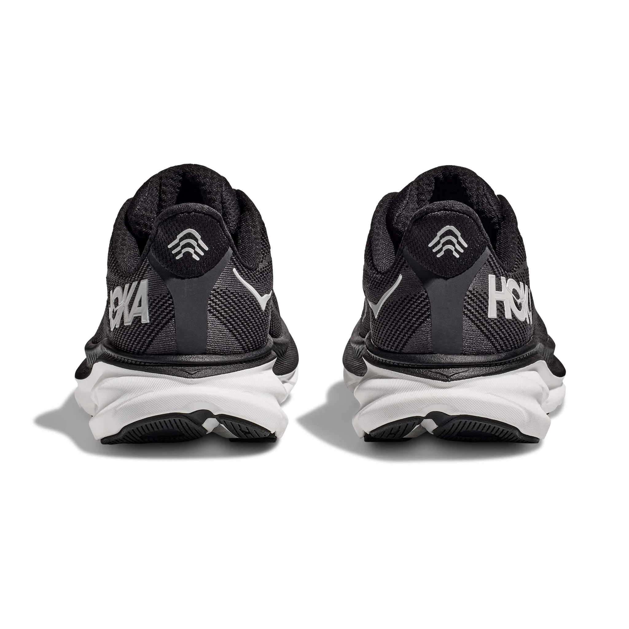 Hoka One One Hoka | Men's Clifton 9 Wide Running Shoes - Black - Image 4