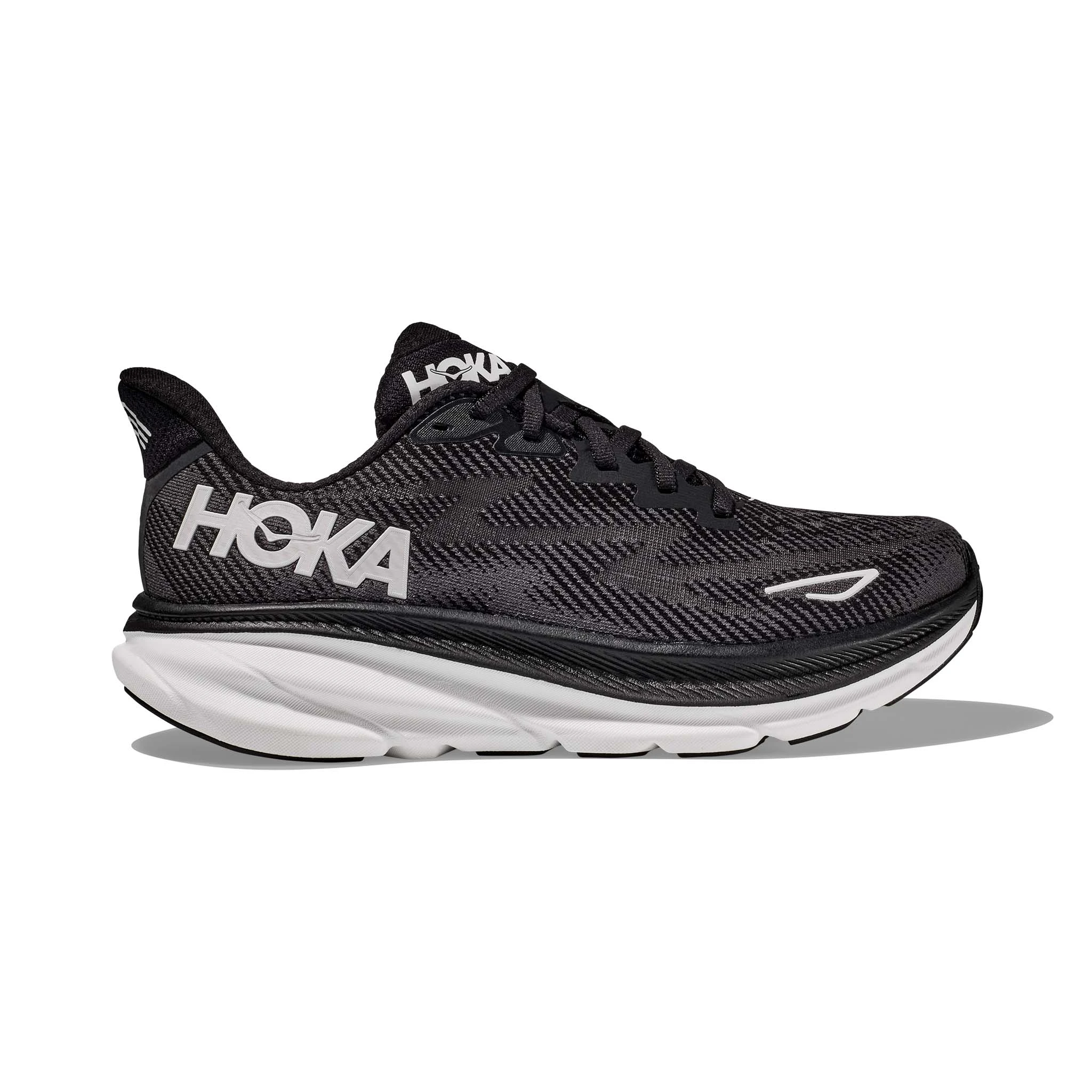 Hoka One One Hoka | Men's Clifton 9 Wide Running Shoes - Black