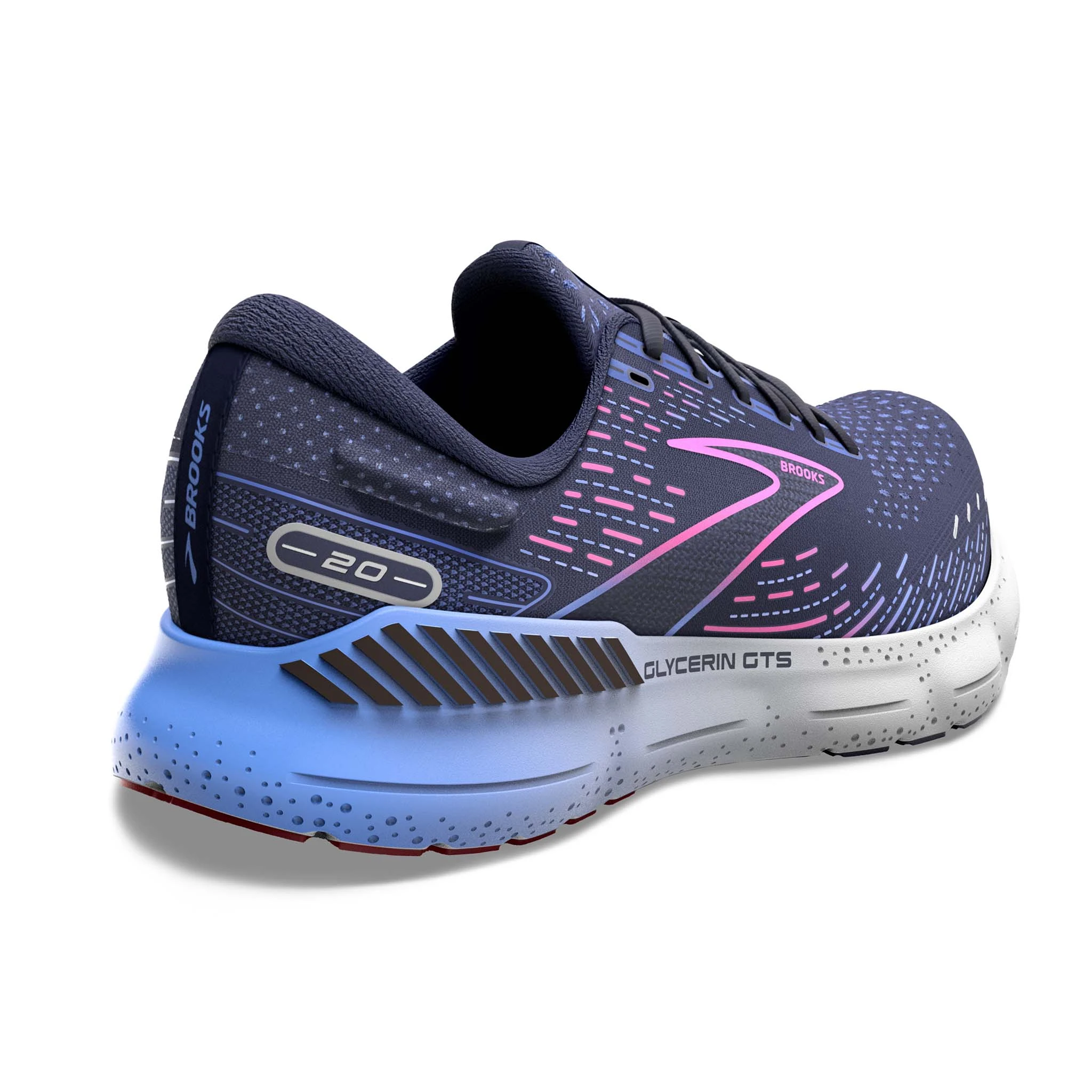 Brooks | Women's Glycerin GTS 20 Running Shoes - Peacoat - Image 3