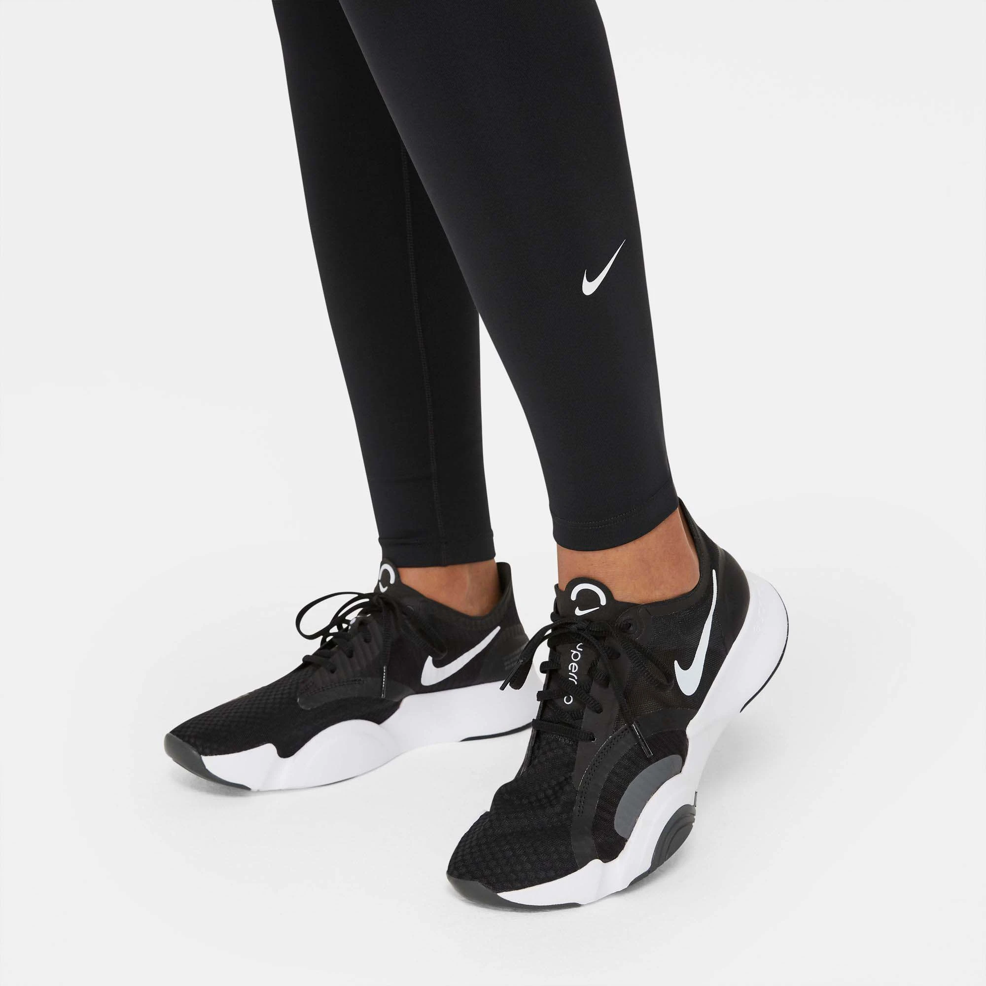 Nike | Women's ONE Dri-Fit MR Tight Plus - Black - Image 3