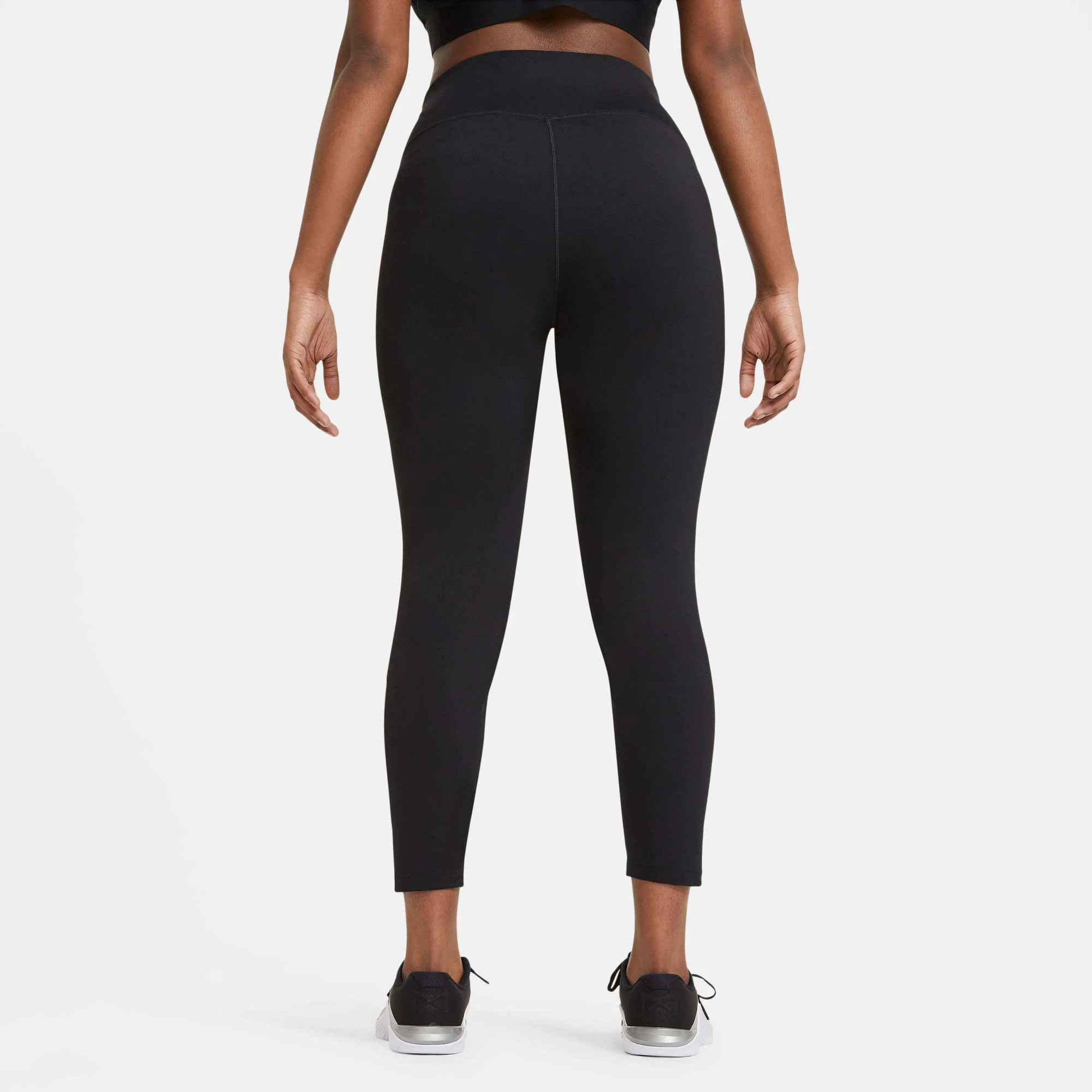 Nike | Women's ONE Dri-Fit MR Tight Plus - Black - Image 2