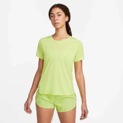 Nike | Women's Dri-FIT Race Short-Sleeve Running Top - LT Lemon Twist