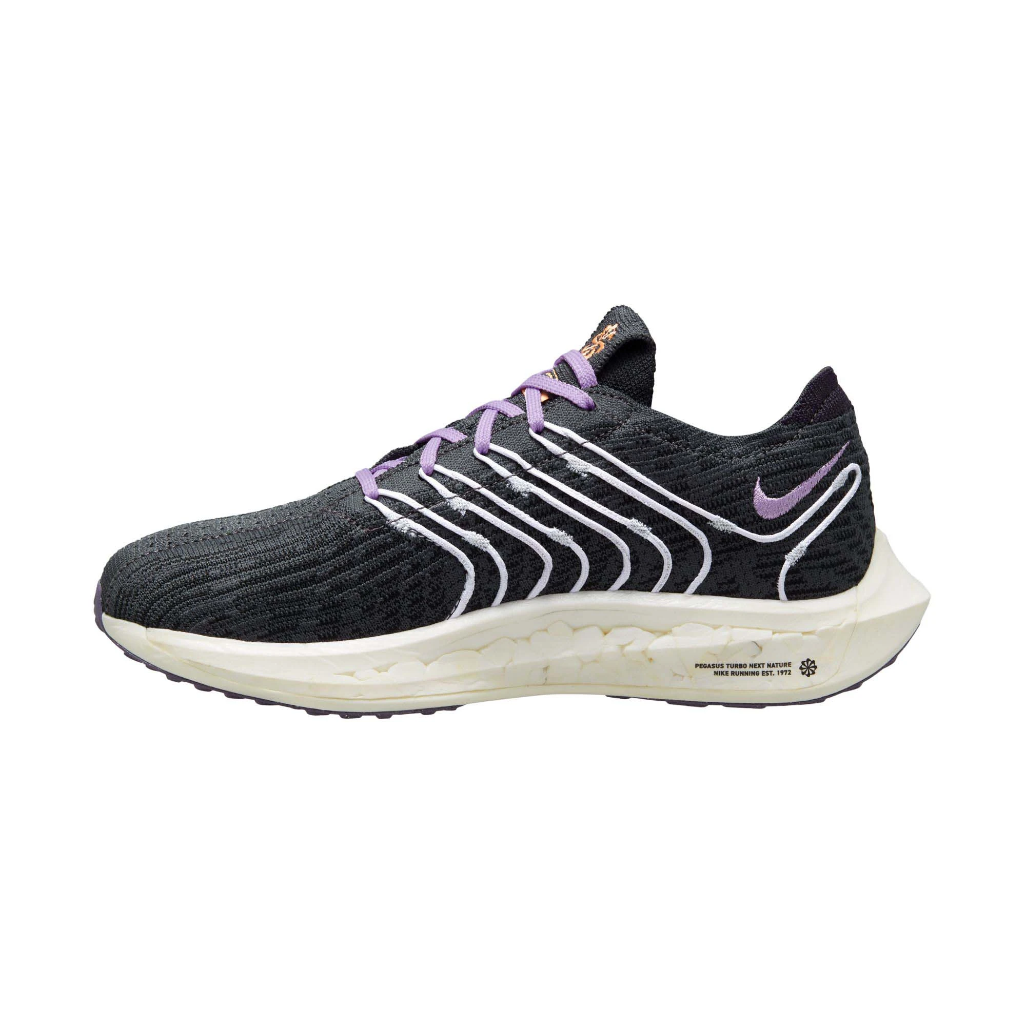Nike | Women's Pegasus Turbo Next Nature Running Shoes - Black - Image 2