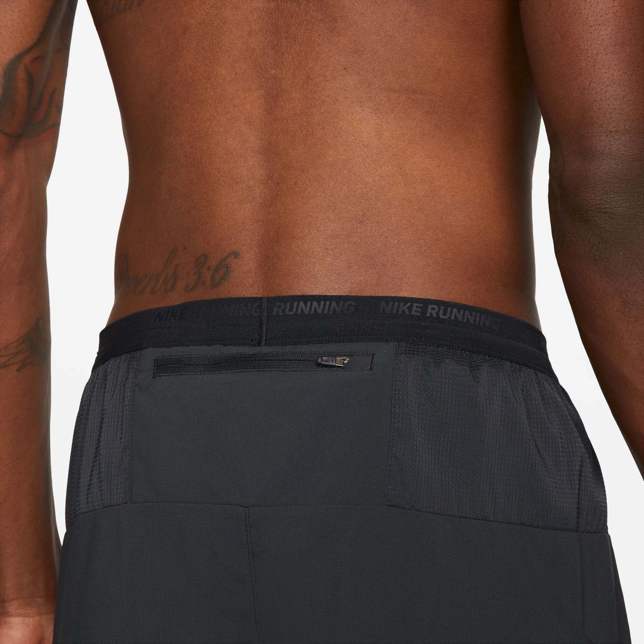 Nike | Men's Dri-FIT Stride 5" Brief-Lined Running Shorts - Black - Image 3