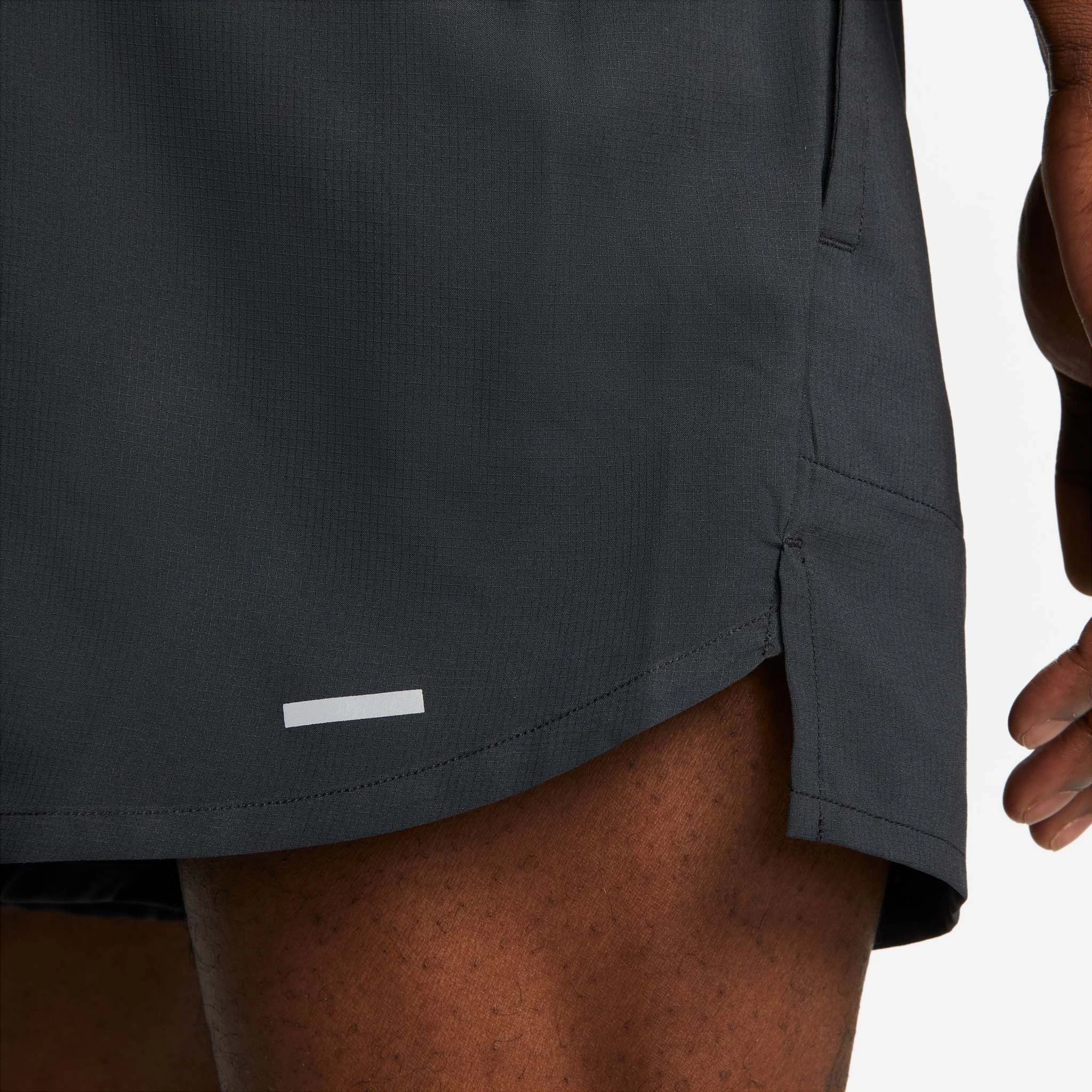 Nike | Men's Dri-FIT Stride 5" Brief-Lined Running Shorts - Black - Image 5