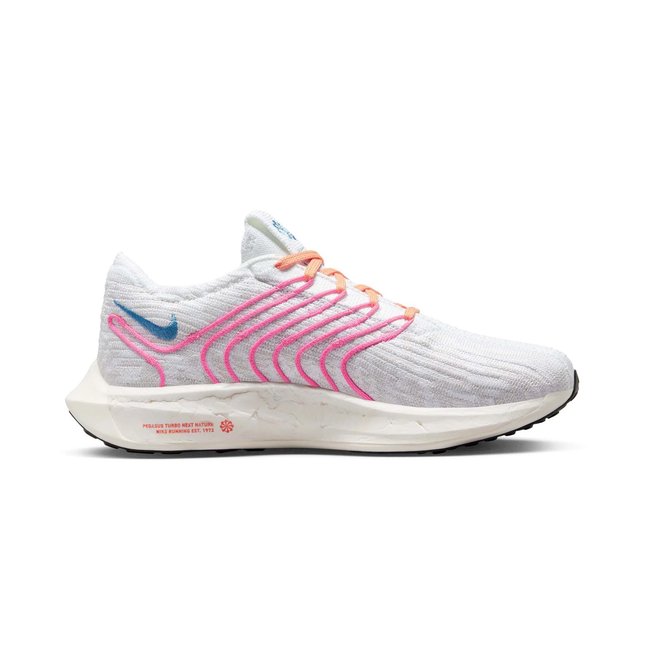 Nike | Women's Pegasus Turbo Next Nature TP Running Shoes - White - Image 4