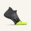 Feetures | Unisex Elite Max Cushion No Show Tab - Glowing Gray