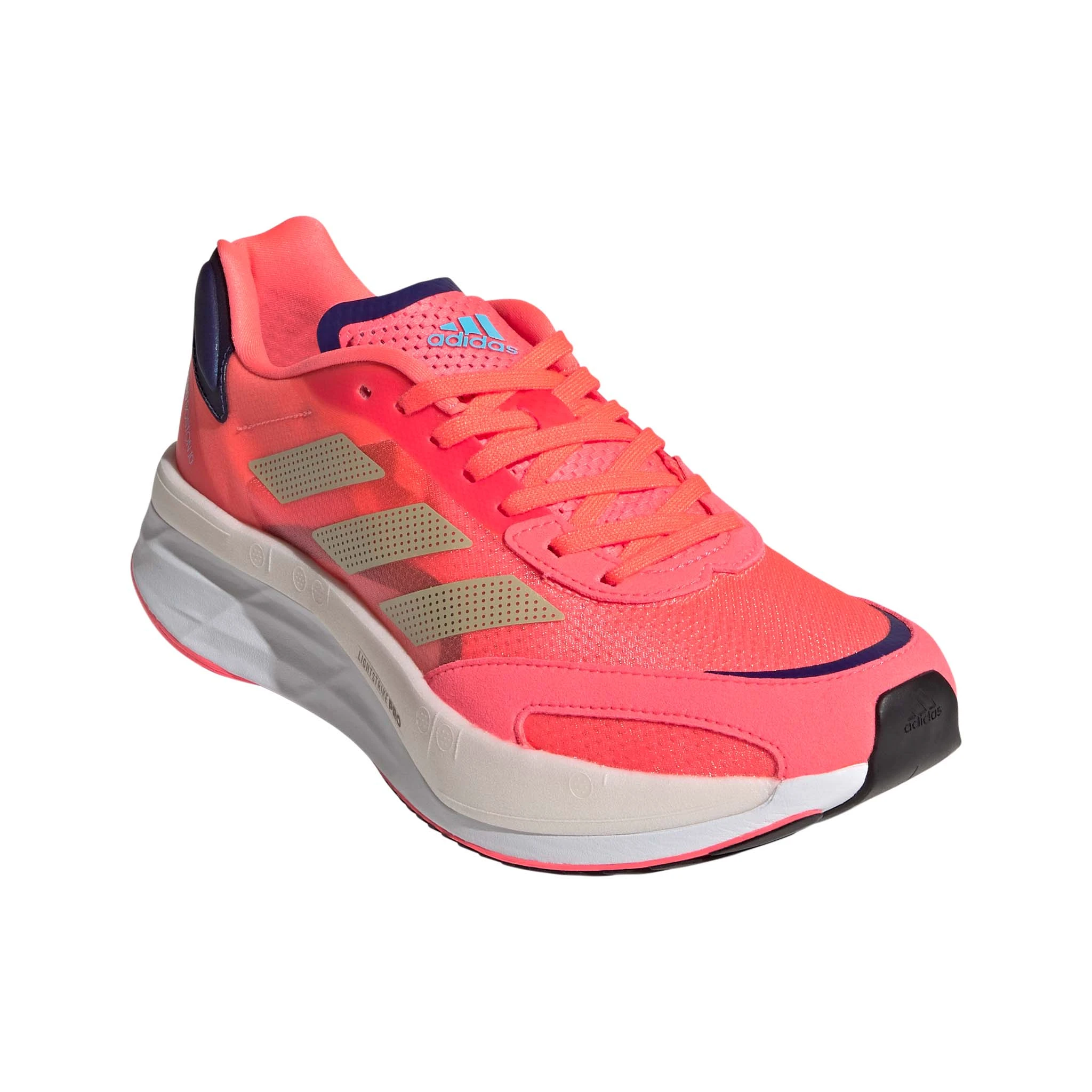 Adidas | Women's Adizero Boston 10 Running Shoes - Turbo - Image 7