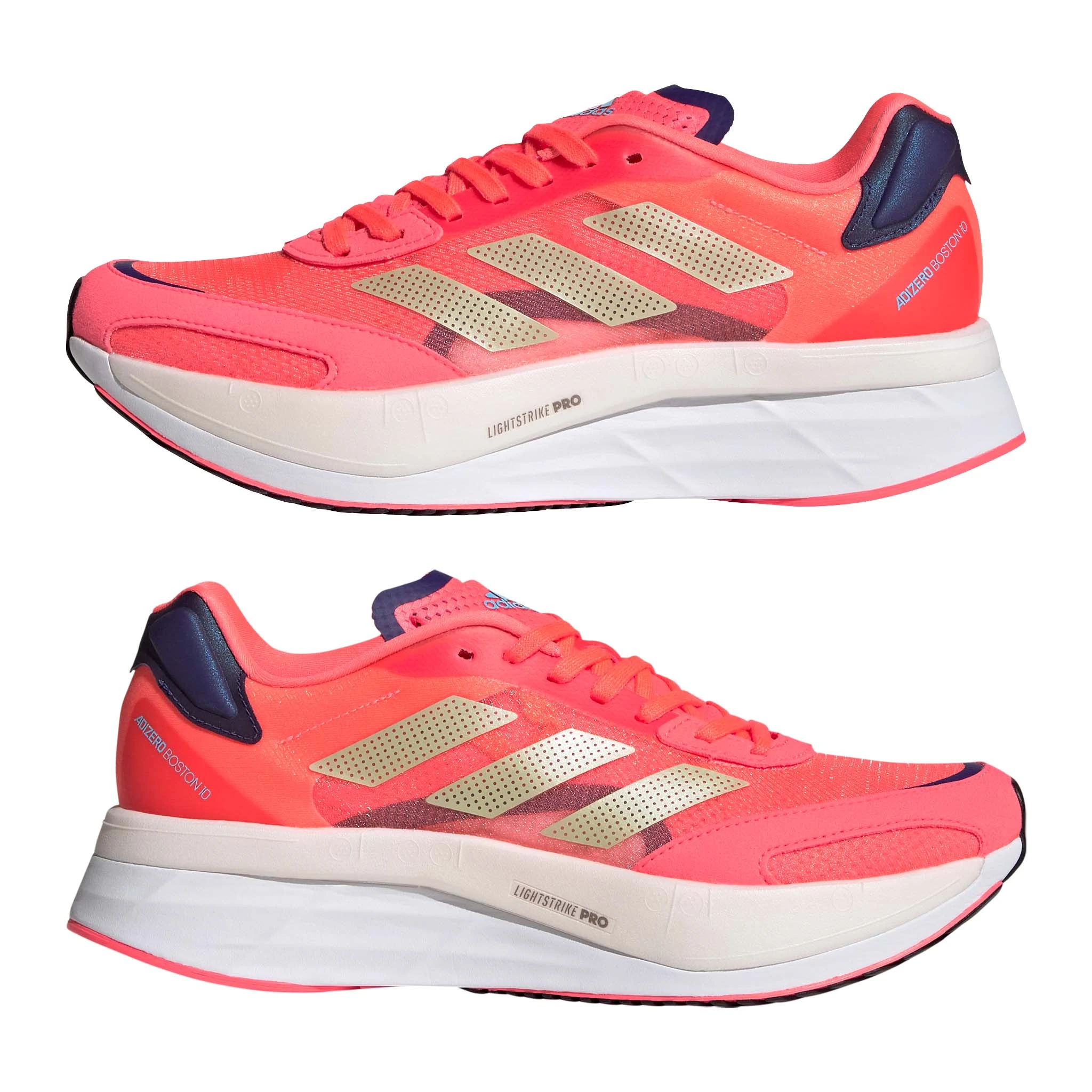 Adidas | Women's Adizero Boston 10 Running Shoes - Turbo - Image 2