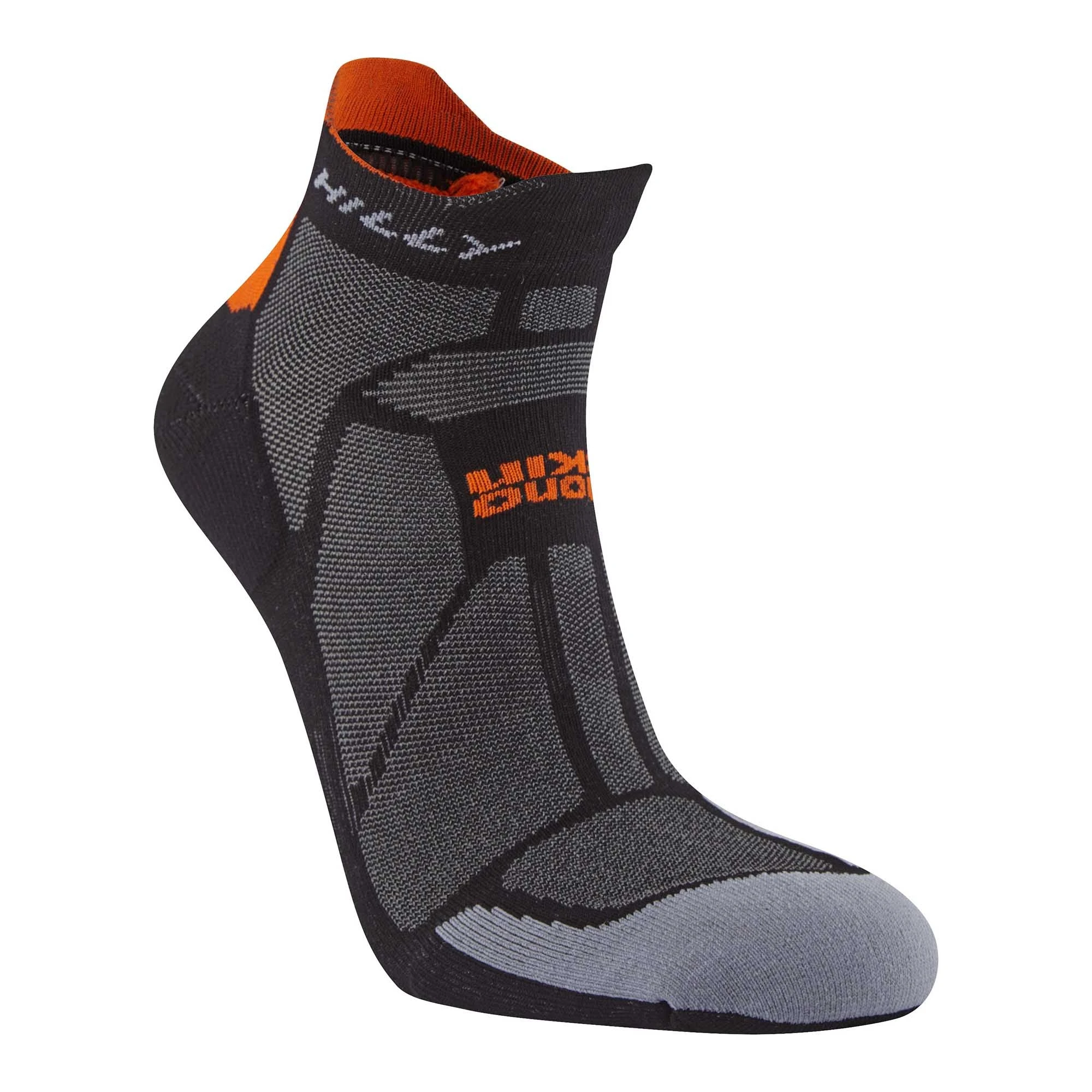 Hilly | Unisex Marathon Fresh Running Socklets - Black - Image 2