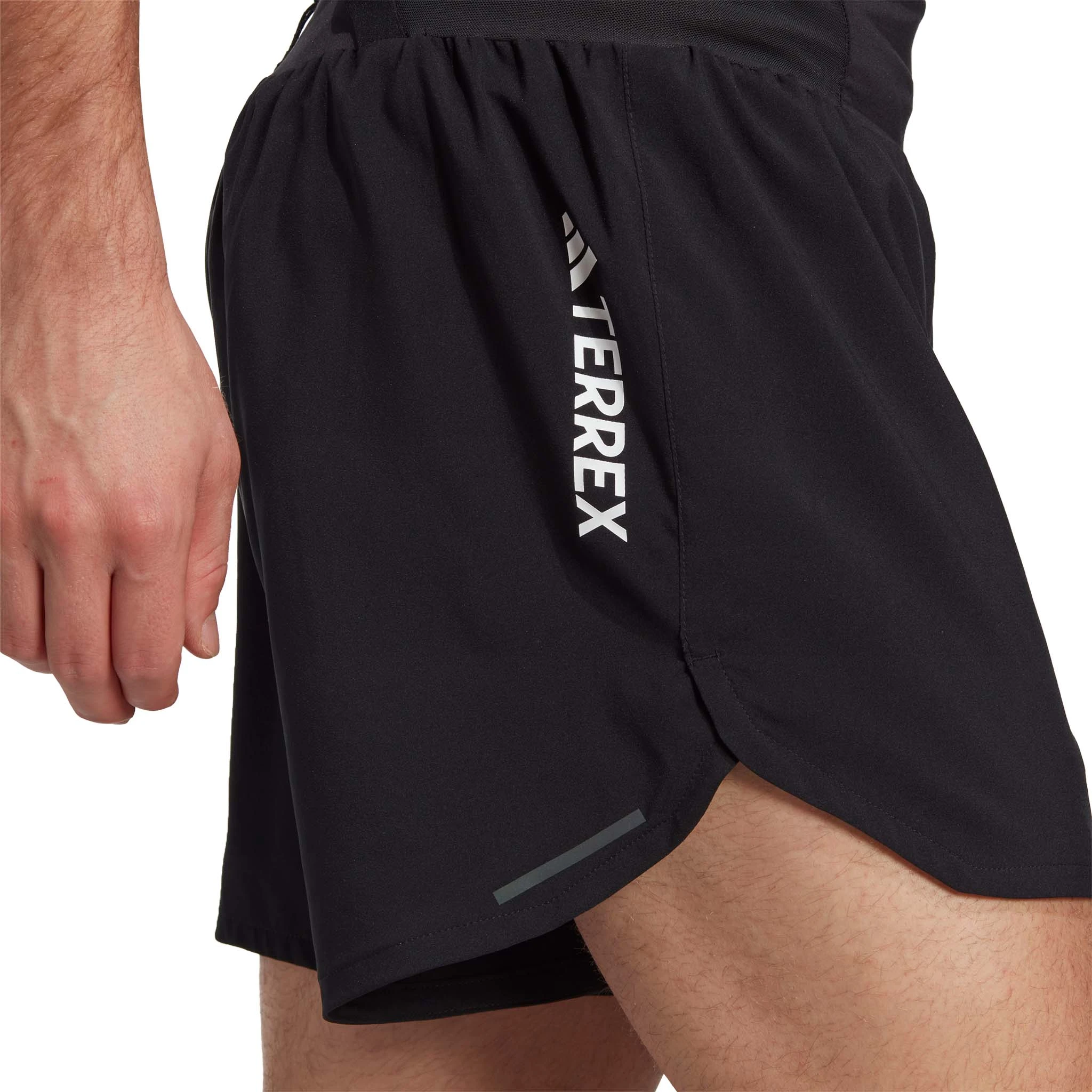 Adidas | Men's Agravic Shorts - Black - Image 4