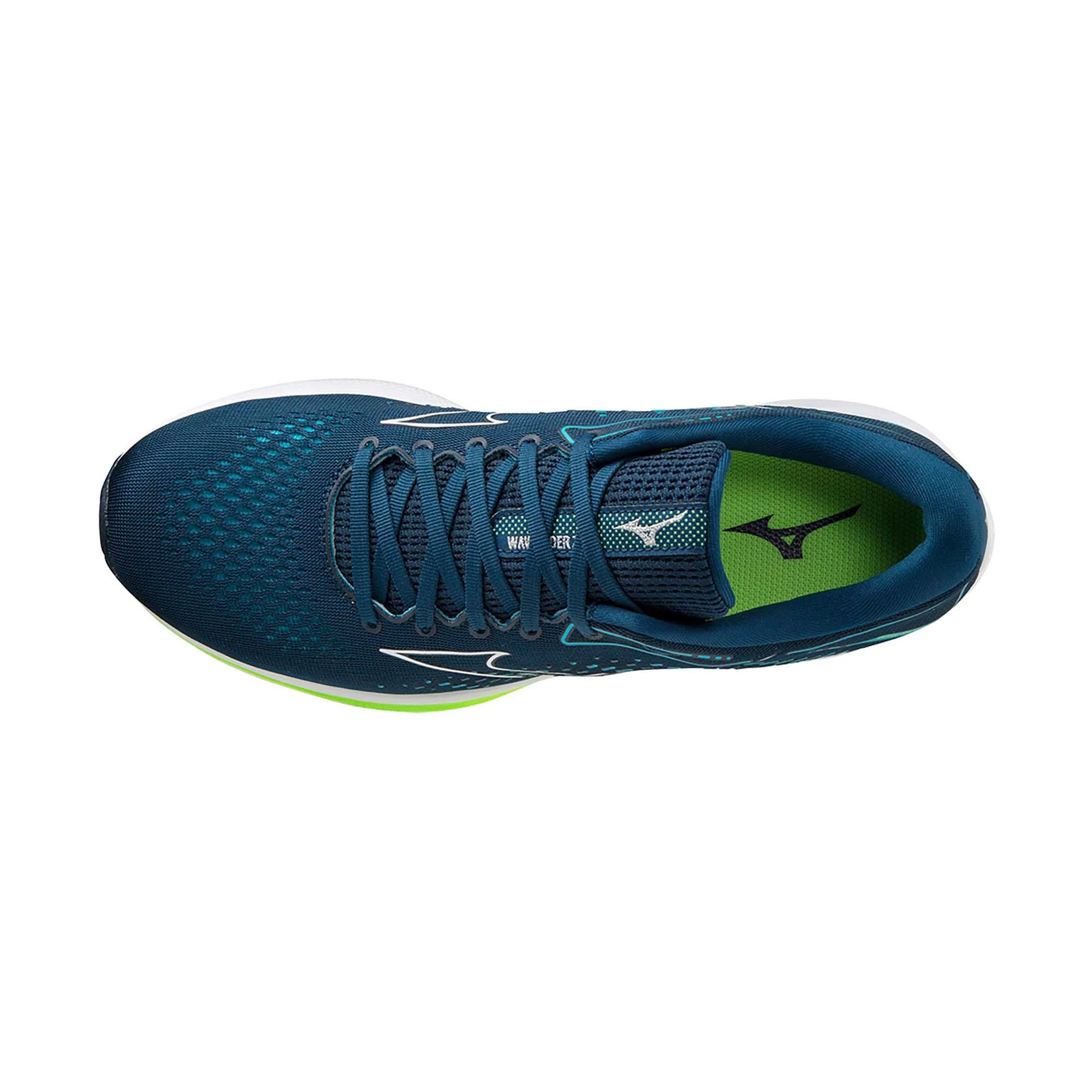 Mizuno | Men's Wave Rider 25 Running Shoes - Gibraltar Sea - Image 6