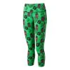 Ronhill | Women's Life Crop Tight - Bright Green Hibiscus