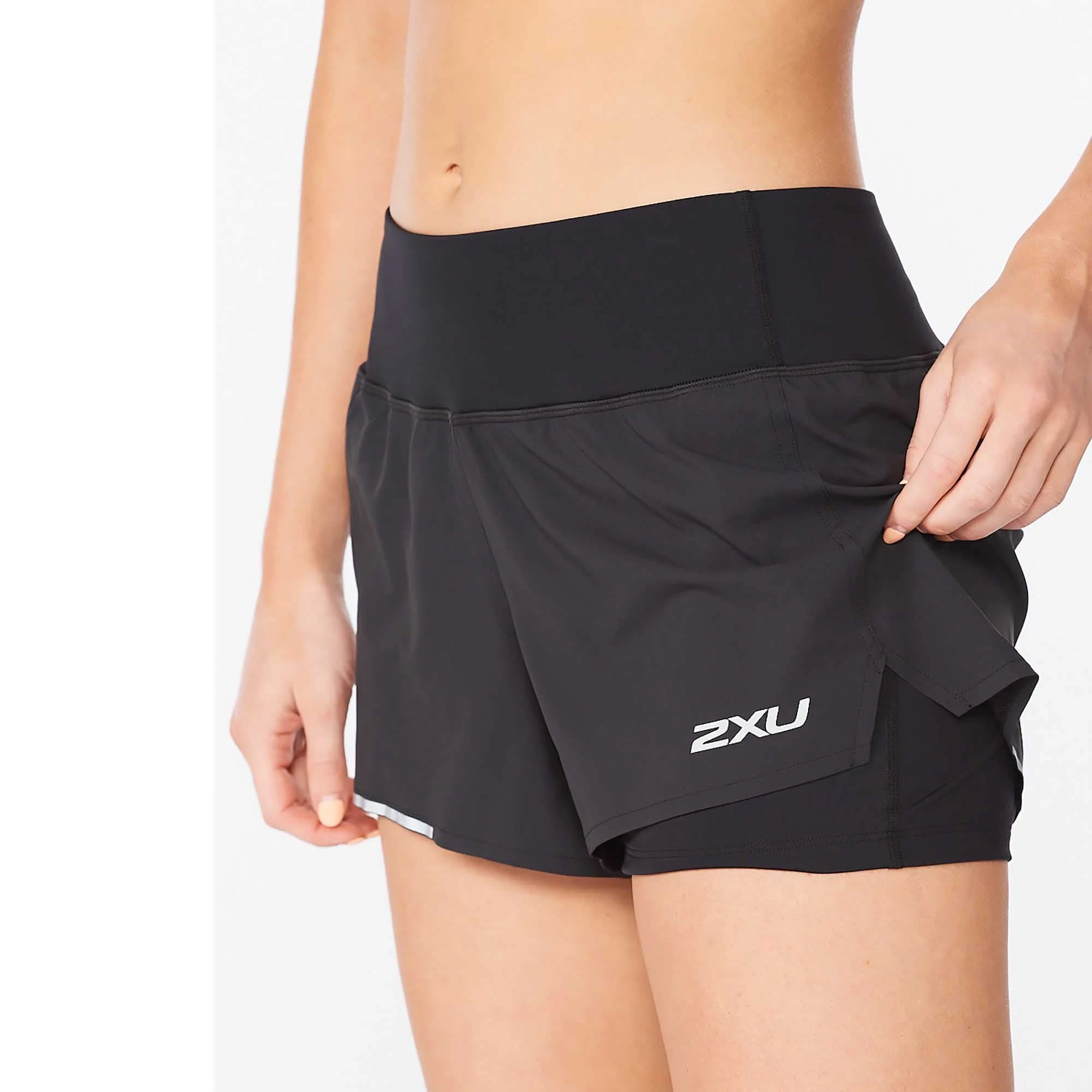 2XU | Women's Aero 2-in-1 3 Inch Short - Image 3
